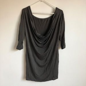 Maison Martin Margiela Silk Slouch-Back Dress